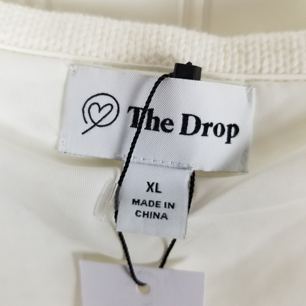 The Drop NWT Womens Ritu Crochet Maxi Dress Size XL White Romantic Cottagecore - Picture 4 of 13